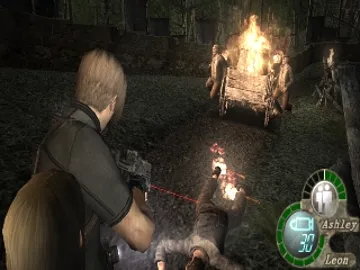 Resident Evil 4 screen shot game playing